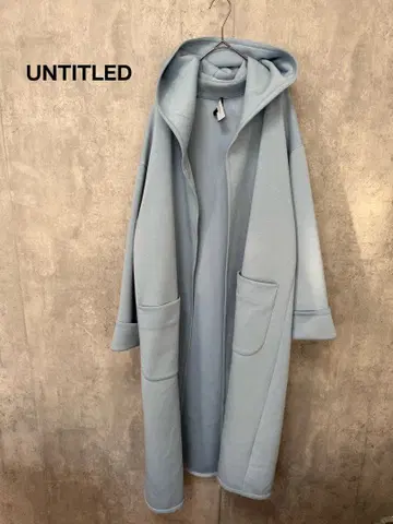 # UNTITLED 언타이틀 롱 원피스 후디 종이상자 소재