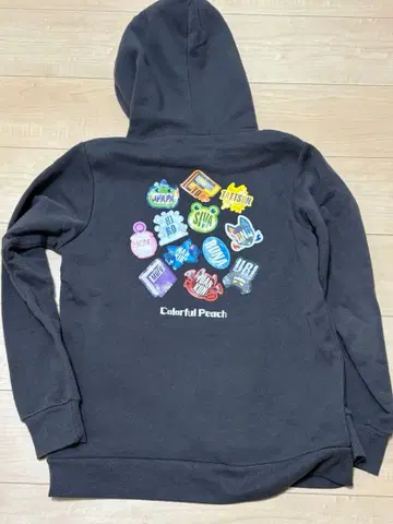 컬러풀 피치 후드티 시마무라? M 사이즈