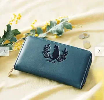 펠리시모 고양이부 복을 부르는 하치와레 고양이와 미모사 장지갑