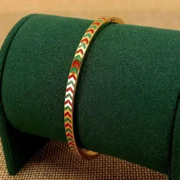 빈티지 골드 오픈 뱅글 팔찌 앤티크 심플