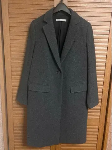 theory luxe 그레이 체스터 코트