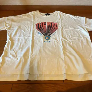 THE WHO 오버 사이즈 T셔츠 화이트