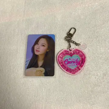 aespa oh! candy pocket 지젤 트레이딩 카드 키링