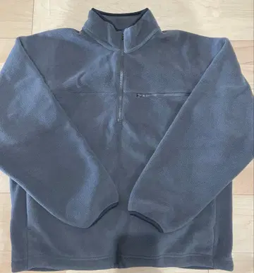 UNIQLO 그레이 하프 지퍼 플리스