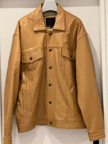 가죽 트래커 자켓 [ 시모키타자와 Caka act2 구매 ]