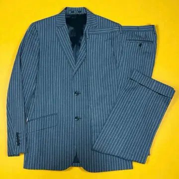 [ COMME CA ISM ] 컴시즘 그레이 스트라이프 수트 M