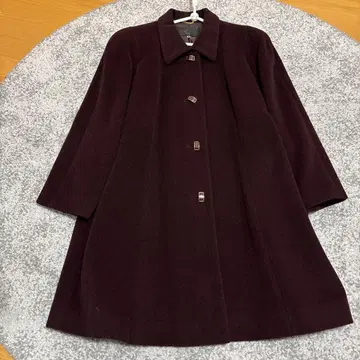 여성용 울 100% 코트 & 머플러