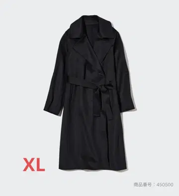 유니클로 더블 페이스 롱 코트 XL