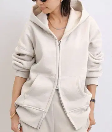 라빠르망 x 아메리카나 와이드 풀 지퍼 후디