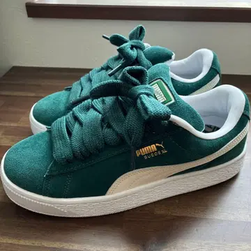 PUMA 스웨이드 XL 그린 24.5cm
