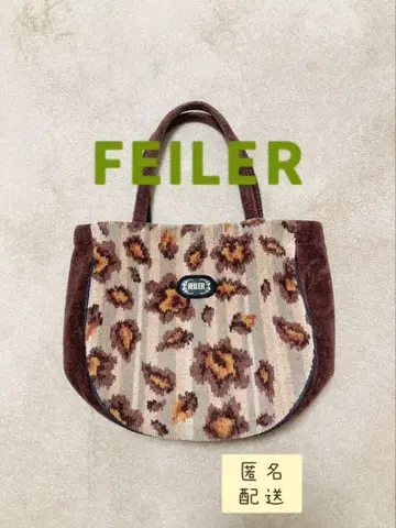 FEILER 페이러 레오파드 무늬 핸드백