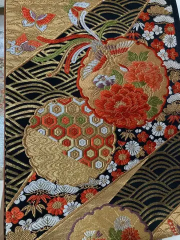 금실 자수 마루 오비