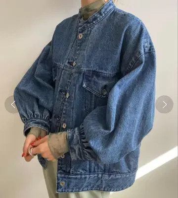 amerivintage OVER PUFF DENIM JACKET