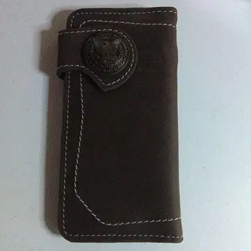 ASIAN ZACCA 장지갑 라이더스 지갑 다크 브라운 x 이글