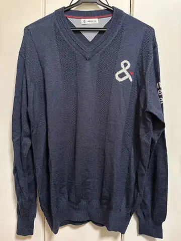 앤퍼시 니트 스웨터 V넥 긴팔 L 사이즈