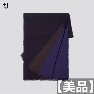 [새상품급] UNIQLO +J 울 스톨 네이비