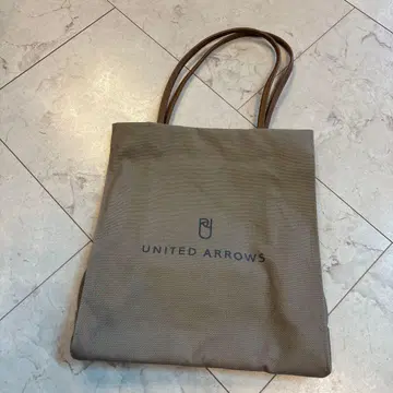 UNITED ARROWS 베이지 토트백 M 사이즈