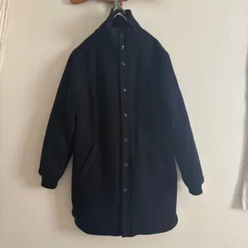 BEAMS BOY 네이비 롱 코트