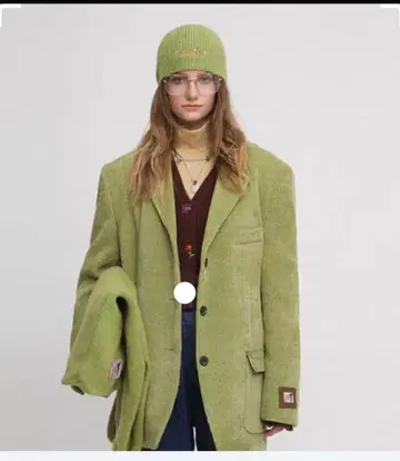 Disney&donottag 코듀로이 테일러드 자켓 그린