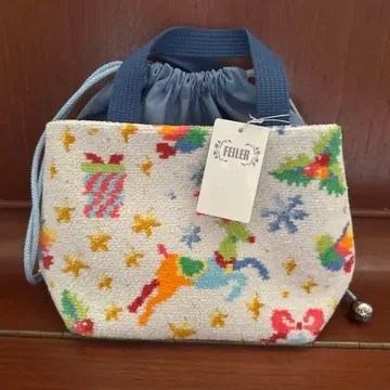 FEILER 컬러풀 토트백 크리스마스 택 포함 새상품 페이러