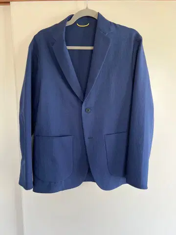 EDIFICE 네이비 싱글 버튼 자켓 셋업