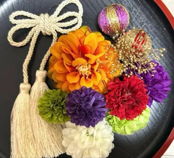 오늘 발송 성인식 일본 의류 후리소데 시치고산 머리 장식