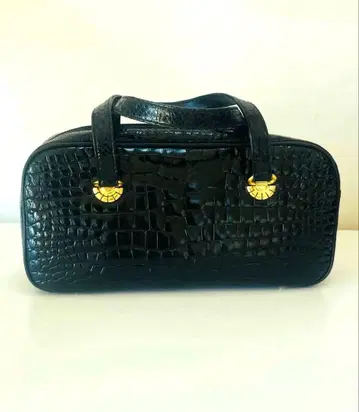 크로커다일 블랙 핸드백