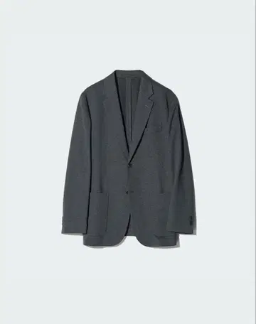 UNIQLO 컴포트 2B 자켓 다크 그레이 M 사이즈 유니클로
