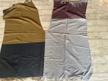 멀티 컬러 프린지 스톨