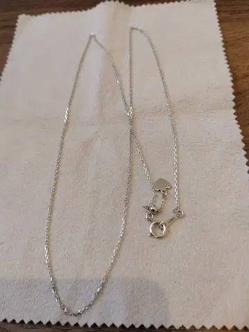 [ 새상품급 미사용 ] 925 실버 트위스트 체인 목걸이