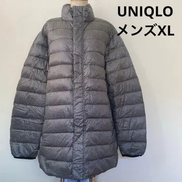 유니클로 남성용 XL 유니클로 울트라 라이트 다운 롱 코트