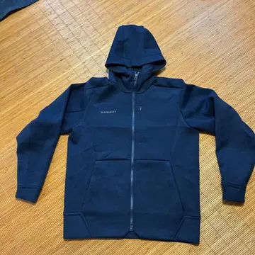 MAMMUT 후드 부착 다크 블루 파카 자켓 LL보다 L