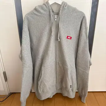 FTC 그레이 풀 집업 후드티