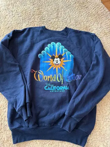 디즈니 월드 오브 컬러 스웨트 셔츠 S