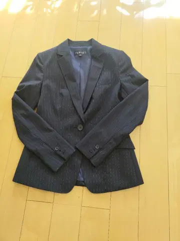 네이비 스트라이프 비즈니스 정장 3세트