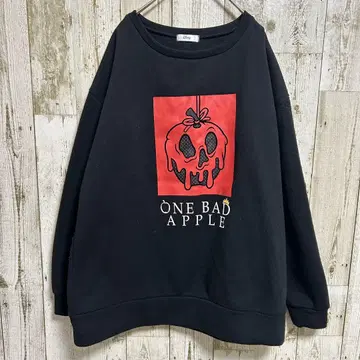 DISNEY 디즈니 백설공주 트레이닝복 맨투맨 블랙 M