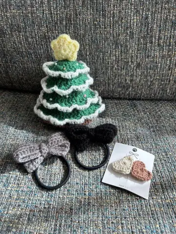 오더 제품 (헤어핀, 머리끈, 트리)