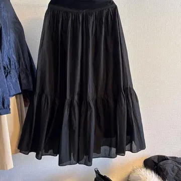 brooksbrothers 블랙 플레어 스커트 USA 2