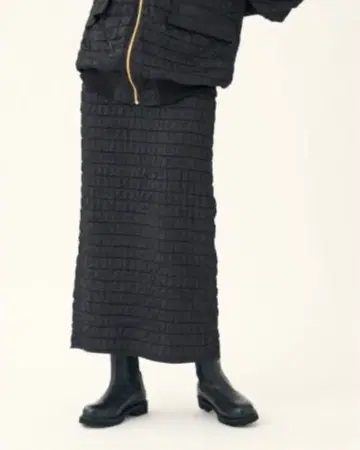 Journal Standard L'essage 퀼트 자카드 스커트