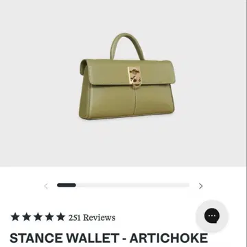 cafne Stance Wallet 아티초크 그린