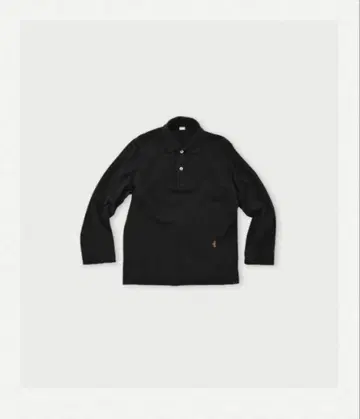 슈퍼 카노코 긴팔 피케 셔츠 블랙