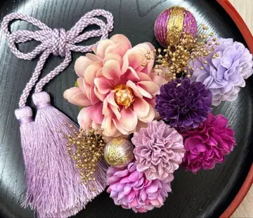 오늘 발송 성인식 일본 의류 후리소데 시치고산 머리 장식