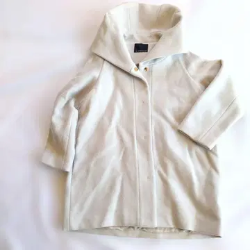 GALLARDA GALANTE NAVY 후드 부착 코트 울