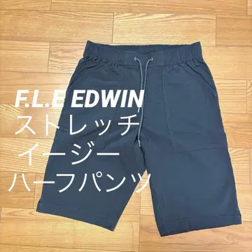 새상품급 F.L.E EDWIN 에드윈 스트레치 나일론 원단 하프 팬츠