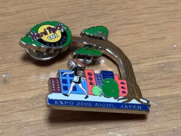 하드 록 카페 아이치 지구박 모리조 & 킷코로 핀 배지 아이치 만박 3