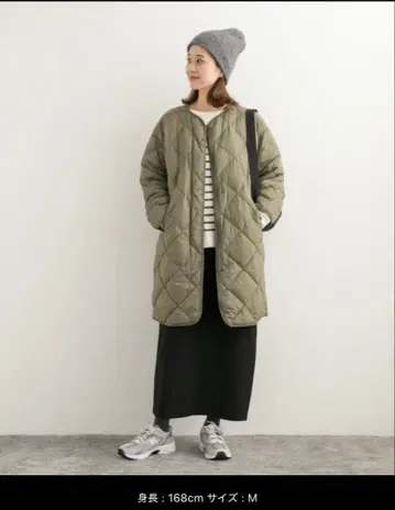 24AW 라이트 다운 퀼트 롱 코트 어반 리서치 도어스