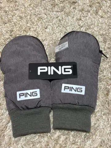 PING 미튼 그레이 방한 굿즈