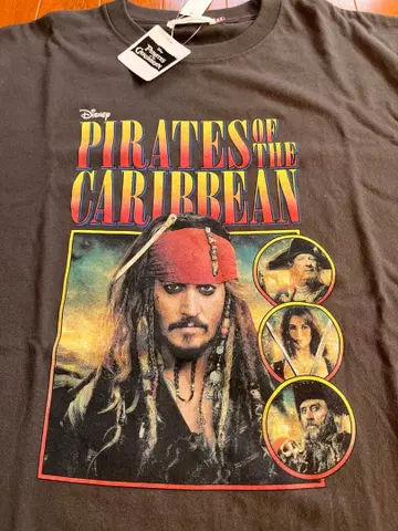 새상품 파이리츠 오브 카리비안 GOOD ROCK SPEED 티셔츠