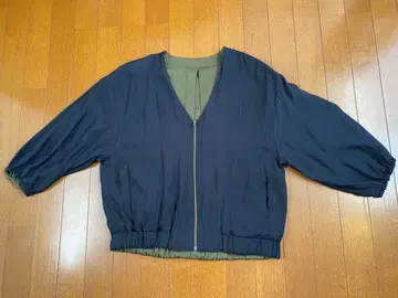 노카라 자켓 네이비/올리브