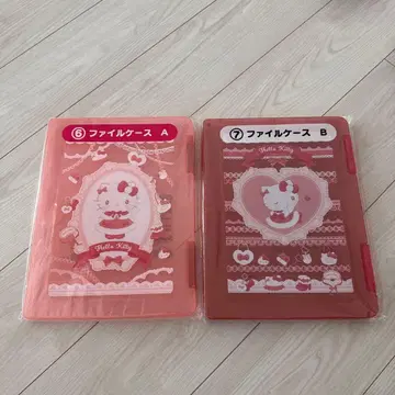 헬로키티 클리어 파일 A&B 세트 헬로키티 제일복권